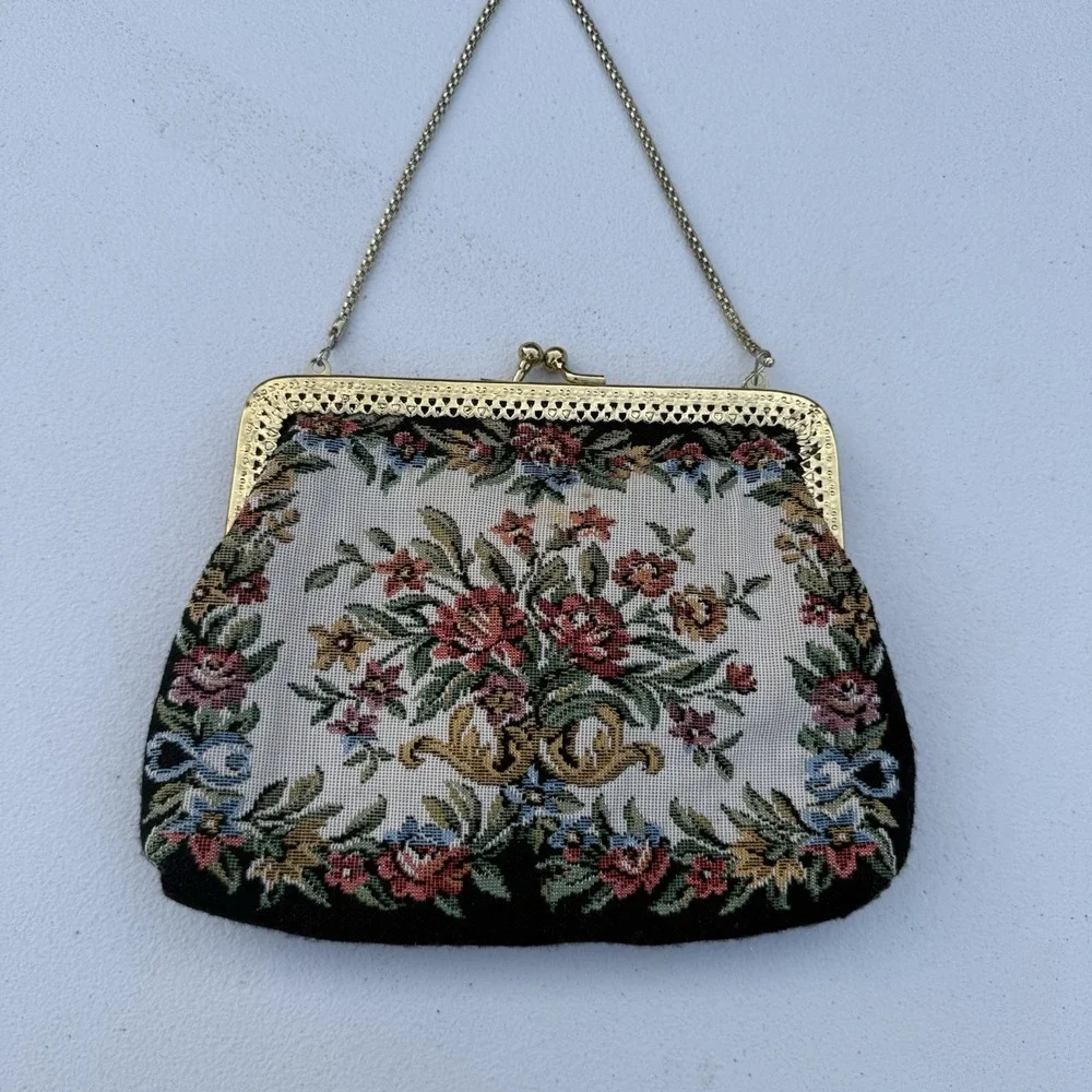 Princess Style - Vintage‎ Tapestry Evening Bag 20th Century